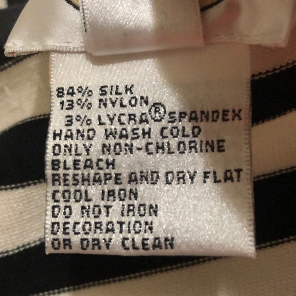 M- Talbots women’s Sweater-shirt long sleeves striped Sz M - Picture 9 of 10